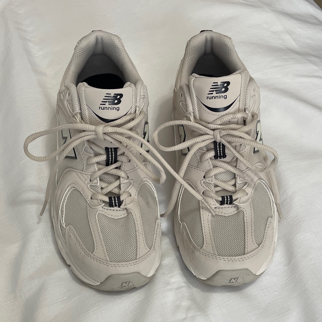 New Balance Beige Athletic Sneakers